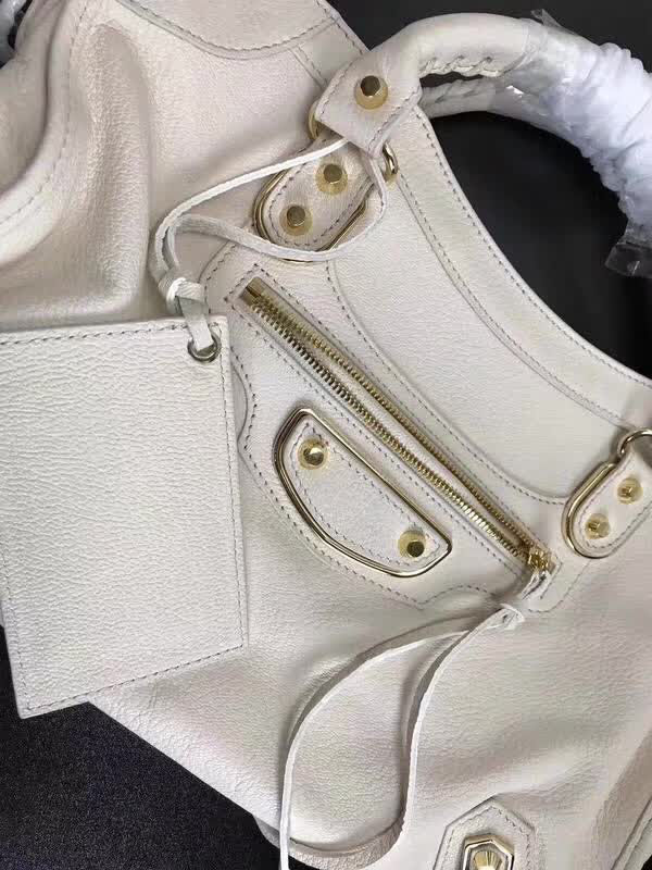 BALENCIAG巴黎世家 經典機車 原版山羊皮 包邊五金款 手提肩背斜挎包  BL1431